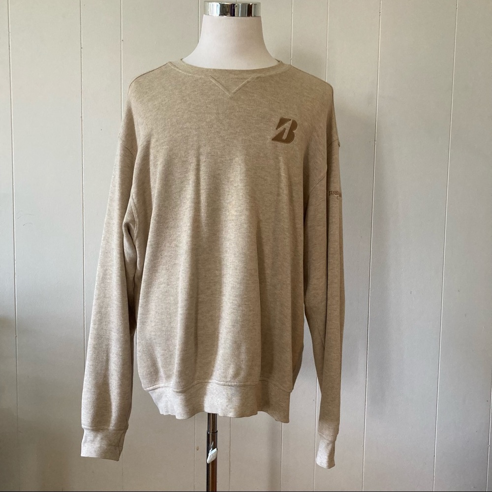 Joey Rodolfo 100% cotton Bridgestone Golf 2003  Sweater rare tour look / style